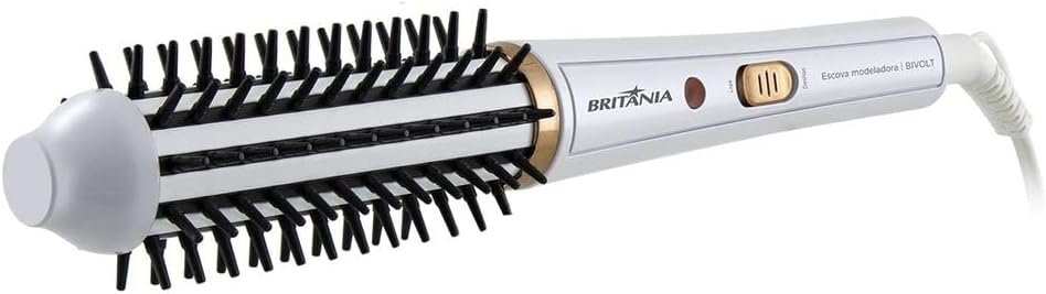 Escova Modeladora Britânia BEC04 2 em 1 Bivolt!!😎💕