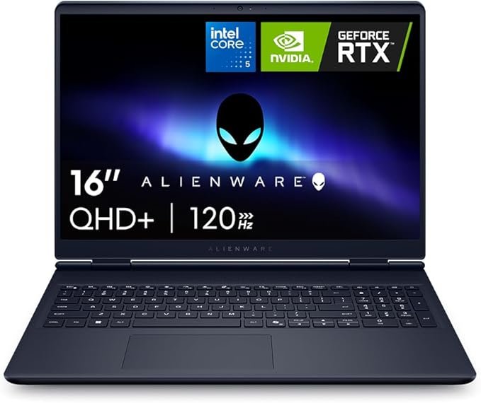 ✅Notebook Gamer Alienware 16 AC16250, Intel Core 5 210H, Windows 11 Home!!😎💕