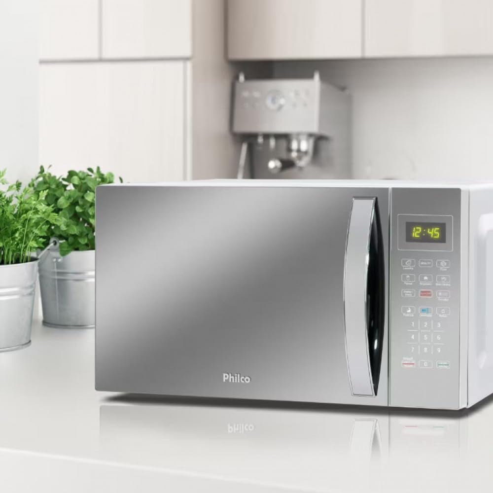 Micro-ondas 33L Philco Limpa Fácil PMO38E 1400W 127V!!😎💕