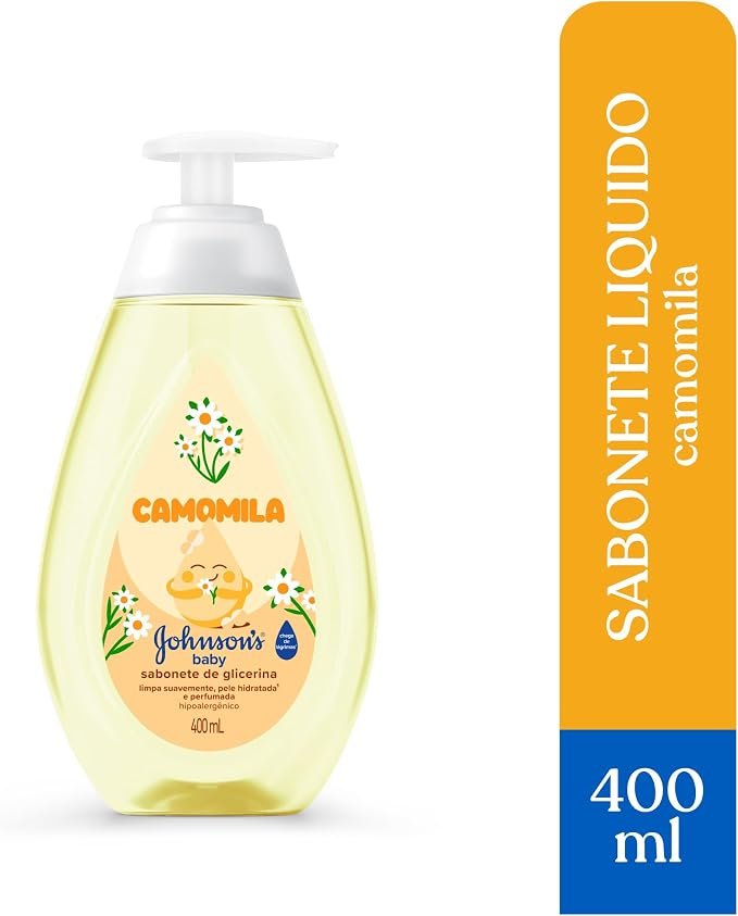 Sabonete Líquido Glicerina Johnson’s Baby 400ml Camomila!!😎💕