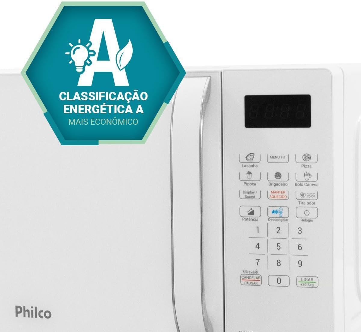 ✅Micro-ondas Philco 20l Branco Pmo23b 220v 220v!!😎💕