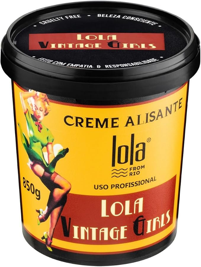 Hair Vintage Girl Creme Alisante 850g Lola Cosmetics!!😎💕