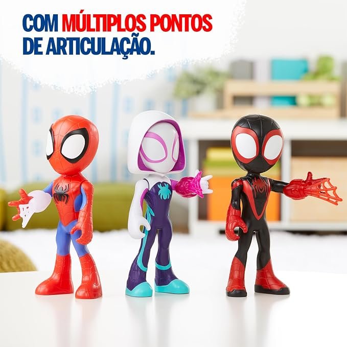 Marvel Spidey and His Amazing Kit Os Três Amigos!!!😎💕