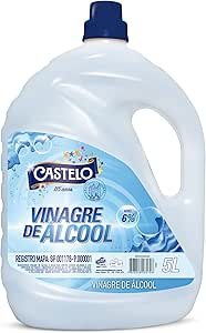 ✅Vinagre de Álcool Concentrado 6% Castelo 5l!!😎💕