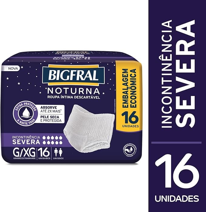 ✅Roupa Íntima Bigfral Noturna G/XG 16 Unidades!!😎💕