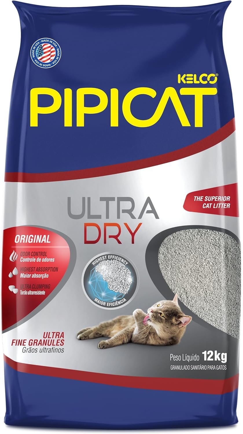 ✅Pipicat Granulado Sanitario Ultra Dry 12 kg!!😎💕